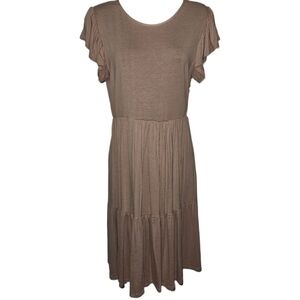 NWT Oliva Rae New York Ruffle Tiered Short Sleeve Dress